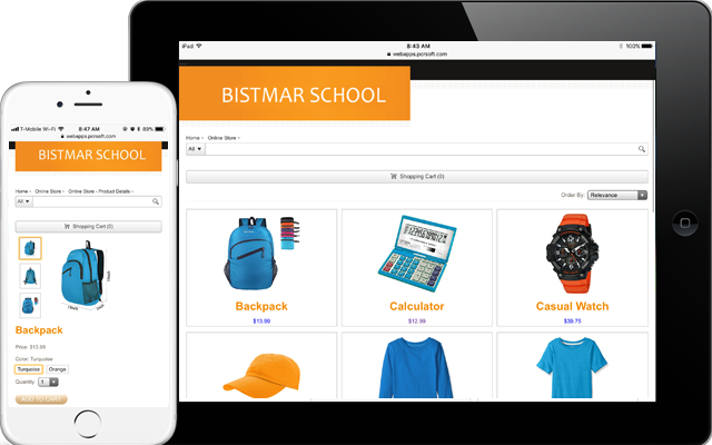 Online Store for K-12 School Management System